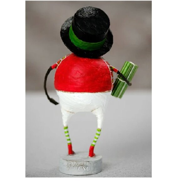 Lori Mitchell "Willy Winter Snowman" Christmas Series Collectible NEW - Picture 4 of 4